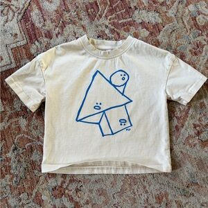 Milk Teeth clothing - oversized toddler tshirt 1-2T - made in LA
